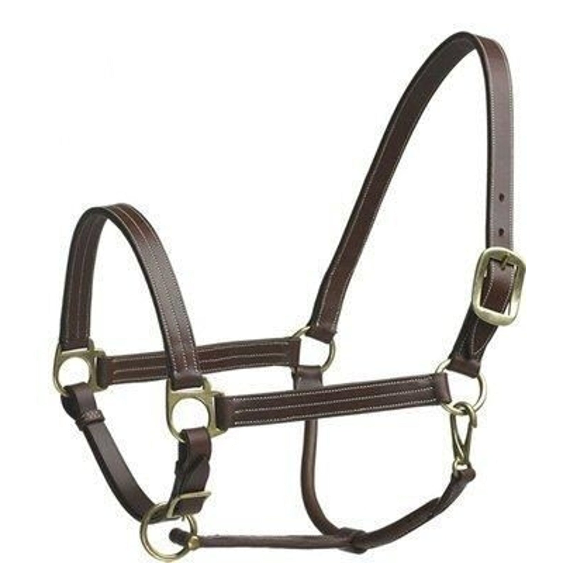 Camelot Triple Stitch Halter Brown